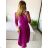 Women's Elegant Long Sleeve Dress (S/M ONE SIZE) ITALIAN FASHION IMM23M6062