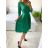 Women's Elegant Long Sleeve Dress (S/M ONE SIZE) ITALIAN FASHION IMM23M6062