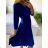 Women's Elegant Long Sleeve Dress (S/M ONE SIZE) ITALIAN FASHION IMM23M6062