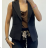 Women's Sleeveless Vest Jacket (S/M ONE SIZE) ITALIAN FASHION IMPDY23MDUE23268