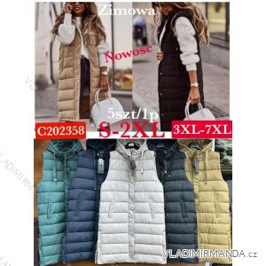 Women's hooded vest (S-2XL) ITALIAN FASHION PIU ANNA PMW222286