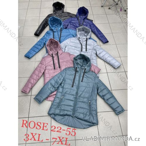 Plus Size Quilted Hooded Jacket (5XL-9XL) Victoria rossi ELR22ROSSi22-10