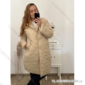 Jacket coat quilted oversize long sleeve women's plus size (2XL/3XL ONE SIZE) ITALIAN FASHION IMWCT233519