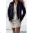 Women's Long Sleeve Leather Jacket (S-XL) ITALIAN FASHION IMWE23120