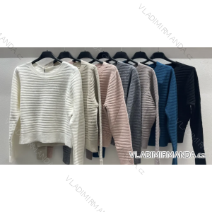 Women's Stripe Long Sleeve Sweater (S/M ONE SIZE) ITALIAN FASHION IMPDY23ZS5231