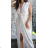 Women's Long Elegant Pleated Sleeveless Dress (S/M ONE SIZE) ITALIAN FASHION IMPBB23S3487