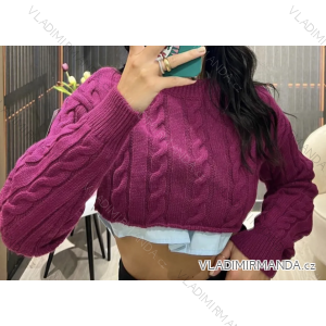 Women's Long Sleeve Sweater (S/M ONE SIZE) ITALIAN FASHION IMPBB23Y23172