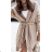 Women's Warm Knitted Long Sleeve Cardigan (S/M ONE SIZE) ITALIAN FASHION IMPBB23J1396