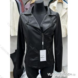 Women's leather jacket (S-2XL) POLISH FASHION PMWBG23AT-001