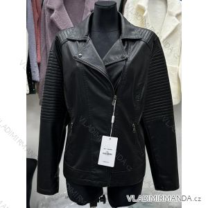 Women's leather jacket (S-2XL) POLISH FASHION PMWBG23AT-008