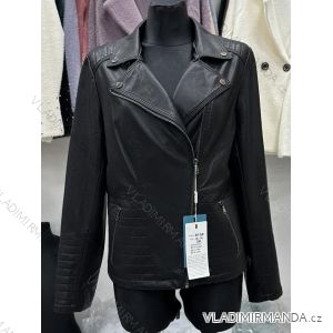 Women's Leatherette Jacket Plus Size (3XL-7XL) POLISH FASHION PMWBG23815