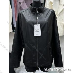 Women's Plus Size Leatherette Jacket (3XL-7XL) POLISH FASHION PMWBG23AT-012