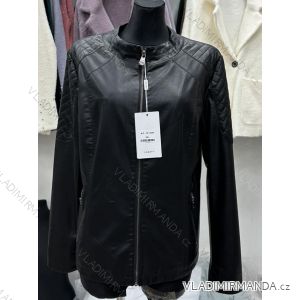 Women's Plus Size Leatherette Jacket (3XL-7XL) POLISH FASHION PMWBG23AT-010