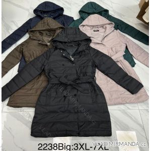 Zip Hooded Jacket Long Sleeve Women's Plus Size (3XL-8XL) POLISH FASHION PMWT21T21-69