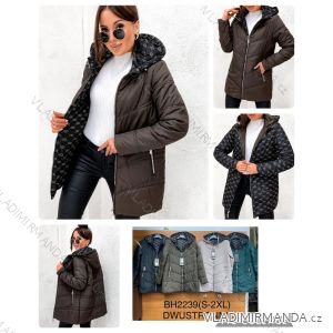 Zip Hooded Jacket Long Sleeve Women's Plus Size (3XL-8XL) POLISH FASHION PMWT21T21-69