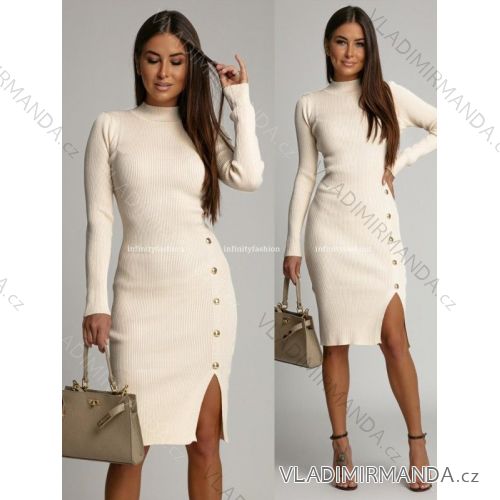 Women's Long Stretch Sleeveless Summer Dress (S / M / L ONE SIZE) ITALIAN FASHION IMWC222492