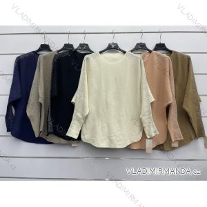 Women's Oversize Long Sleeve Sweater (S/M ONE SIZE) ITALIAN FASHION IMWCA23DH2302