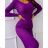 Women's Long Stretch Sleeveless Summer Dress (S / M / L ONE SIZE) ITALIAN FASHION IMWC222492