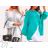 Women's Oversize Long Sleeve Sweater (S/M ONE SIZE) ITALIAN FASHION IMWCA23DH2302