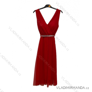 Women's Sleeveless Elegant Prom Dress (S/M ONE SIZE) ITALIAN FASHION IMWKK223920