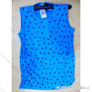 Ladies sleeveless T-shirt with pockets (m-2xl) YN.LOT 741
