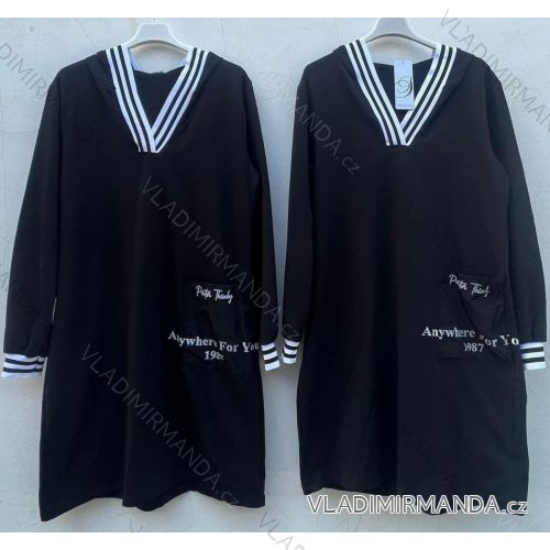 Women's Casual Long Sleeve Dress (S/M/L ONE SIZE) ITALIAN FASHION IMD23768