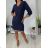Women's Casual Long Sleeve Dress (S/M/L ONE SIZE) ITALIAN FASHION IMD23769