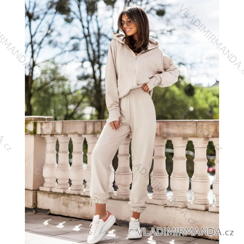 Women's long sleeve tracksuit and sweatshirt set (S/M ONE SIZE) ITALIAN FASHION IMPGM232633