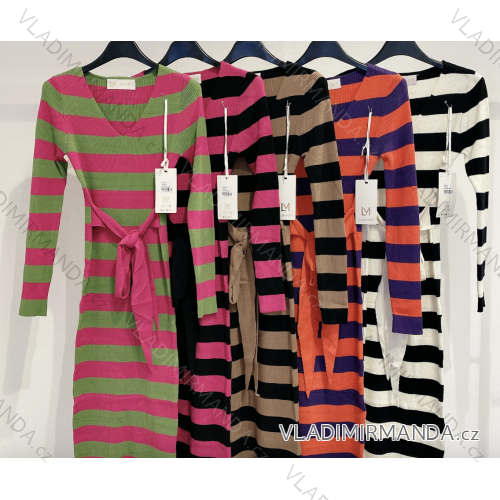 Women's Long Chiffon Short Sleeve Dress (S/M ONE SIZE) ITALIAN FASHION IMWGS231048