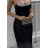 Women's Long Chiffon Short Sleeve Dress (S/M ONE SIZE) ITALIAN FASHION IMWGS231048