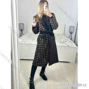 Women's Fluffy Long Sleeve Coat (S/M/L ONE SIZE) ITALIAN FASHION IMC23427