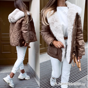 Women's Long Sleeve Hooded Jacket (S/ML/XL) ITALIAN FASHION IMPTI23TR-8301