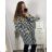 Women's Plus Size Long Sleeve Coat (2XL/3XL ONE SIZE) ITALIAN FASHION IMC23346
