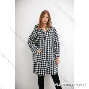 Women's Plus Size Long Sleeve Coat (2XL/3XL ONE SIZE) ITALIAN FASHION IMC23346