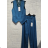 Women's long sleeve tracksuit and sweatshirt set (S/M ONE SIZE) ITALIAN FASHION IMPGM232633
