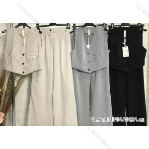 Women's long sleeve tracksuit and sweatshirt set (S/M ONE SIZE) ITALIAN FASHION IMPGM232633