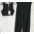 Women's Summer Long Pants and Sleeveless Crop Top Set (S/M ONE SIZE) ITALIAN FASHION IMPGM233867/3868
