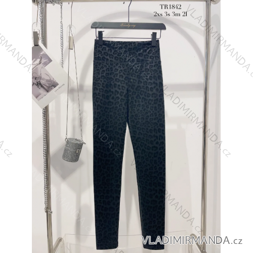 Women's long leather leggings (XS-L) ITALIAN FASHION IMPTI23TR1842