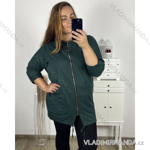 Shirt extended 3/4 long sleeve women's (L/XL/2XL ONE SIZE) ITALIAN FASHION IM423025