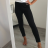 Elegant long women's pants (UNI S-L) ITALIAN FASHION IMD20251 S/M black