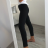 Elegant long women's pants (UNI S-L) ITALIAN FASHION IMD20251 S/M black