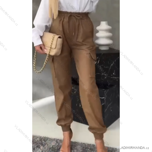 Women's long leather pants (S/M ONE SIZE) ITALIAN FASHION IMPLI2312199