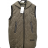 Women's Sleeveless Hooded Vest (S/M ONE SIZE) ITALIAN FASHION IMPLI2334635