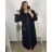 Sweatshirt / Extended Hoodie Long Sleeve Women's Plus Size (2XL / 3XL ONE SIZE) ITALIAN FASHION IMD211098 2XL/3XL grey