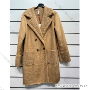 Women's Long Sleeve Winter Lamb Coat (S/M ONE SIZE) ITALIAN FASHION IMPSH23556A