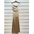 Women's Strapless Long Party Dress (S/M ONE SIZE) ITALIAN FASHION IMPSH236530