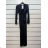 Women's Long Party Long Sleeve Dress (S/M ONE SIZE) ITALIAN FASHION IMPSH235438 dark green S / M
