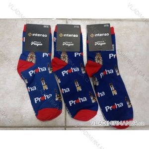 Happy Prague Men's Socks (38-40,41-43,44-46) POLISH FASHION DPP23008