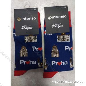 Happy Prague Men's Socks (41-43,44-46) POLISH FASHION DPP23010