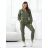 Set of long sweatpants and long sleeve sweatshirt for women (UNI S / L) TURKISH FASHION IMK20148 black S/M